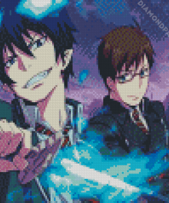 Blue Exorcist Rin Okumura And Yukio Okumura Diamond Painting