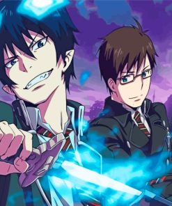 Blue Exorcist Rin Okumura And Yukio Okumura Diamond Painting