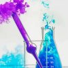 Blue Purple Chemistry Diamond Painting