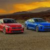 Blue And Red Kia Stinger Diamond Painting