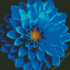 Blue Dahlia Diamond Painting