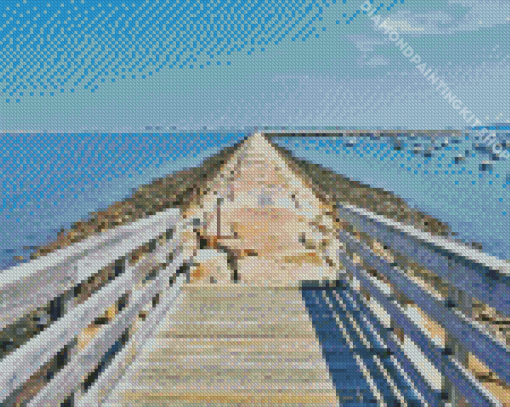 Boardwalk Plymouth Massachusetts Diamond Painting