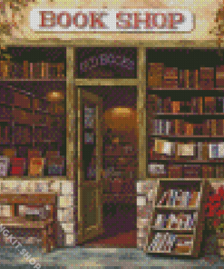 Books Shop Diamond Painting