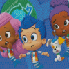 Bubble Guppies Cartoon Characters Diamond Painting