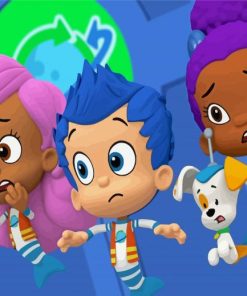 Bubble Guppies Cartoon Characters Diamond Painting