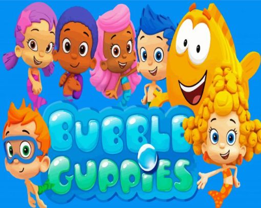 Bubble Guppies Kids Show Diamond Painting