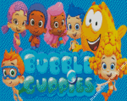 Bubble Guppies Kids Show Diamond Painting