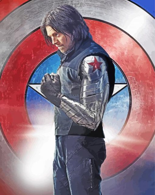 Bucky Barnes Diamond Painting