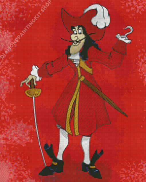 Captain Hook Diamond Painting