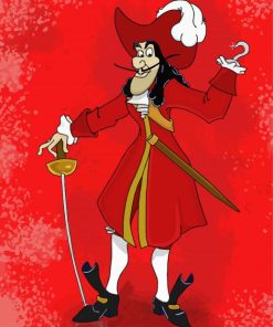 Captain Hook Diamond Painting