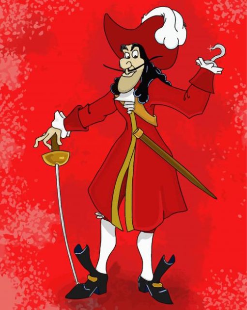 Captain Hook Diamond Painting