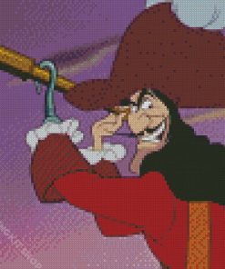 Captain Hook Character Diamond Painting