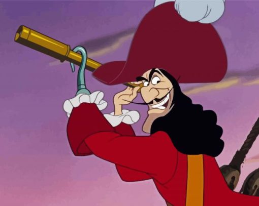 Captain Hook Character Diamond Painting