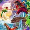 Captain Hook Fighting With Peter Pan Diamond Painting