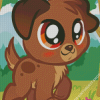 Cartoon puppy Diamond Painting