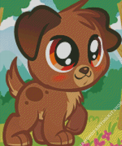 Cartoon puppy Diamond Painting