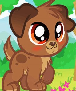 Cartoon puppy Diamond Painting