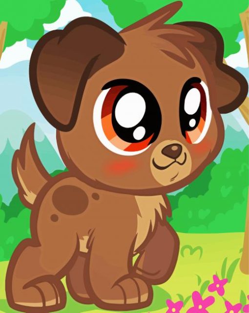 Cartoon puppy Diamond Painting