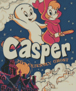 Casper The Friendly Ghost Poster Diamond Painting