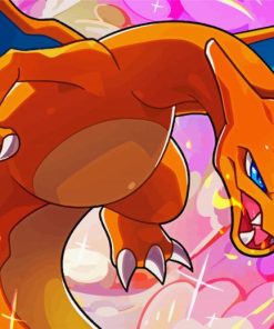 Aesthetic Charizard Pokemon Diamond Painting