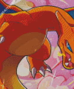 Aesthetic Charizard Pokemon Diamond Painting