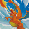 Charizard Fire Diamond Painting