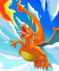 Charizard Fire Diamond Painting