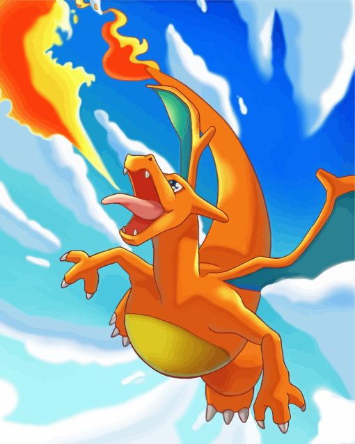 Charizard Fire Diamond Painting