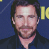 Christian Bale Smiling Diamond Painting