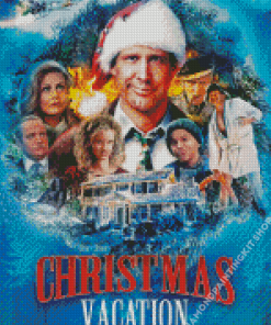 Christmas Vacation Poster Diamond Painting