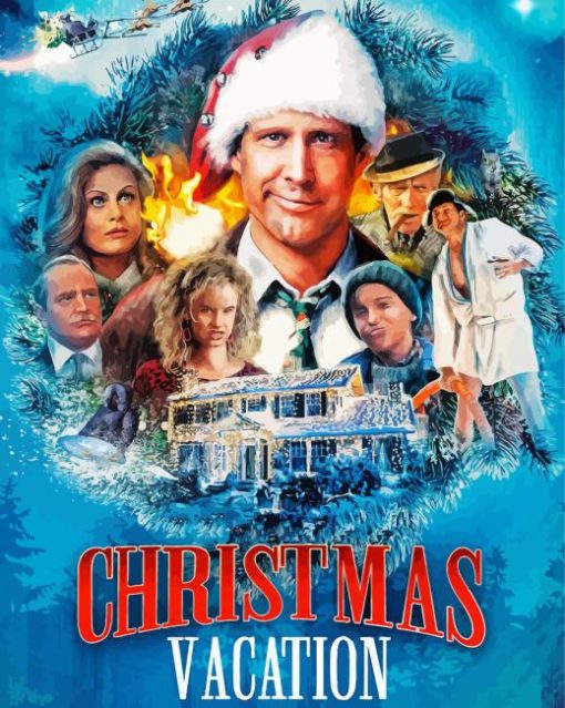 Christmas Vacation Poster Diamond Painting