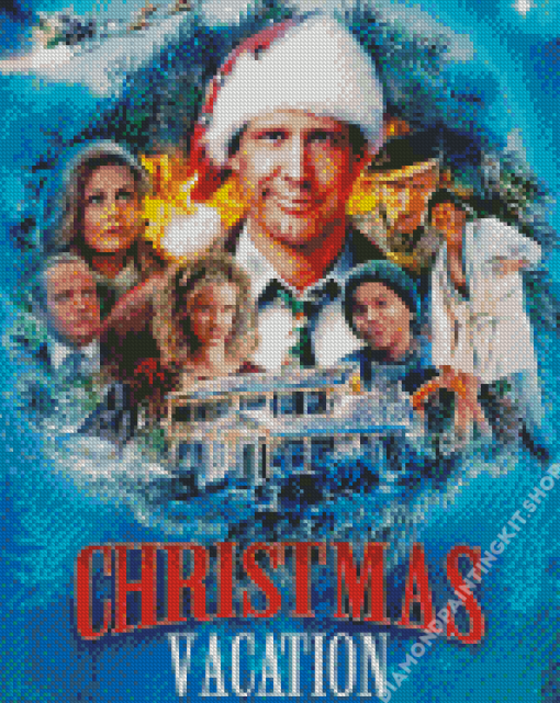 Christmas Vacation Poster Diamond Painting