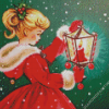 Christmas Girl Diamond Painting