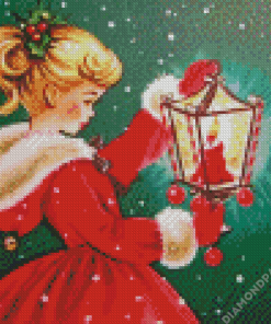 Christmas Girl Diamond Painting