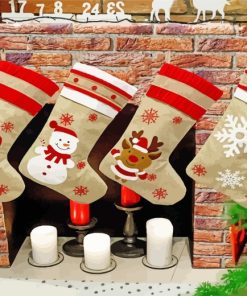 Christmas Stockings Decoration Diamond Painting