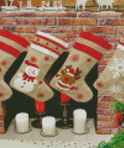 Christmas Stockings Decoration Diamond Painting