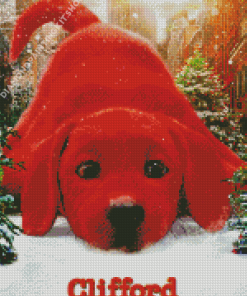 Clifford The Big Red Dog Poster Diamond Painting