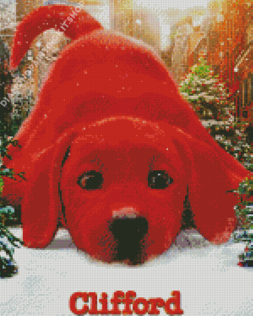 Clifford The Big Red Dog Poster Diamond Painting