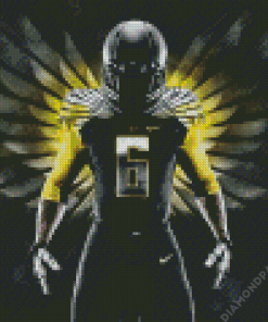 Collage Football Player Diamond Painting