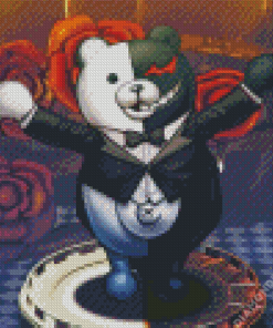 Danganronpa Monokuma Bear Diamond Painting