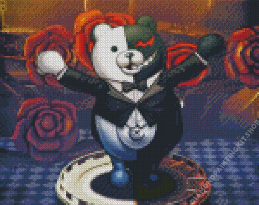 Danganronpa Monokuma Bear Diamond Painting