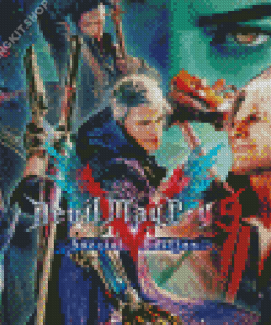 Devil May Cry Game Poster Diamond Painting