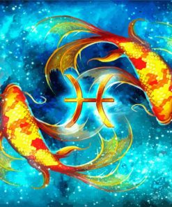 Zodiac Pisces Diamond Painting