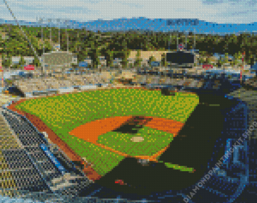 Dodger Stadium Los Angeles Diamond Painting