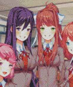 Doki Doki Literature Club Diamond Painting