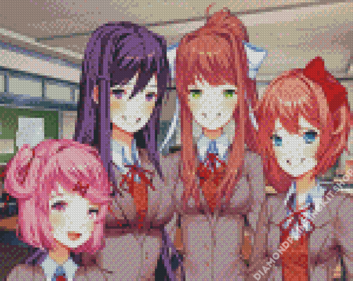 Doki Doki Literature Club Diamond Painting