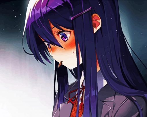 Doki Doki Literature Club Yuri Diamond Painting