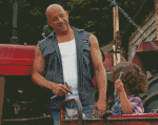 Dominic Fast And Furious 9 Character Diamond Painting