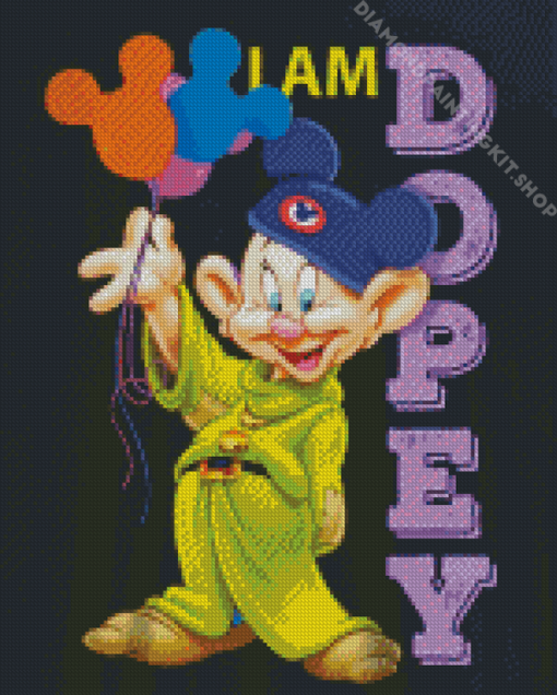 Dopey Snow White And The Seven Dwarfs Diamond Painting