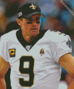 Drew Brees Diamond Painting